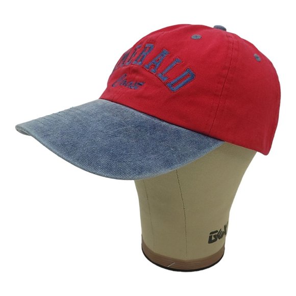 Vtg Distinctive Headwear Emerald Coast Strapack Cap Destin Florida Embroidery - Picture 2 of 11